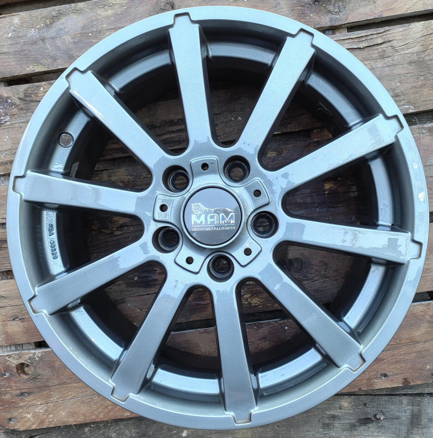 Jante aliaj 16 zoll marca MAM, gama Mercedes, Audi, Seat, Skoda, VW. - Imagine principală