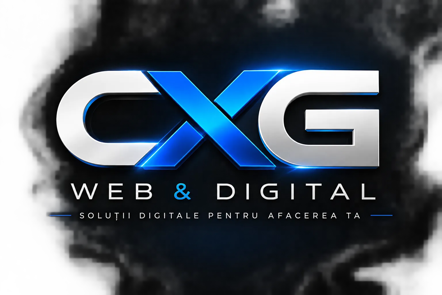 Logo CXG Web & Digital în subsolul paginii
